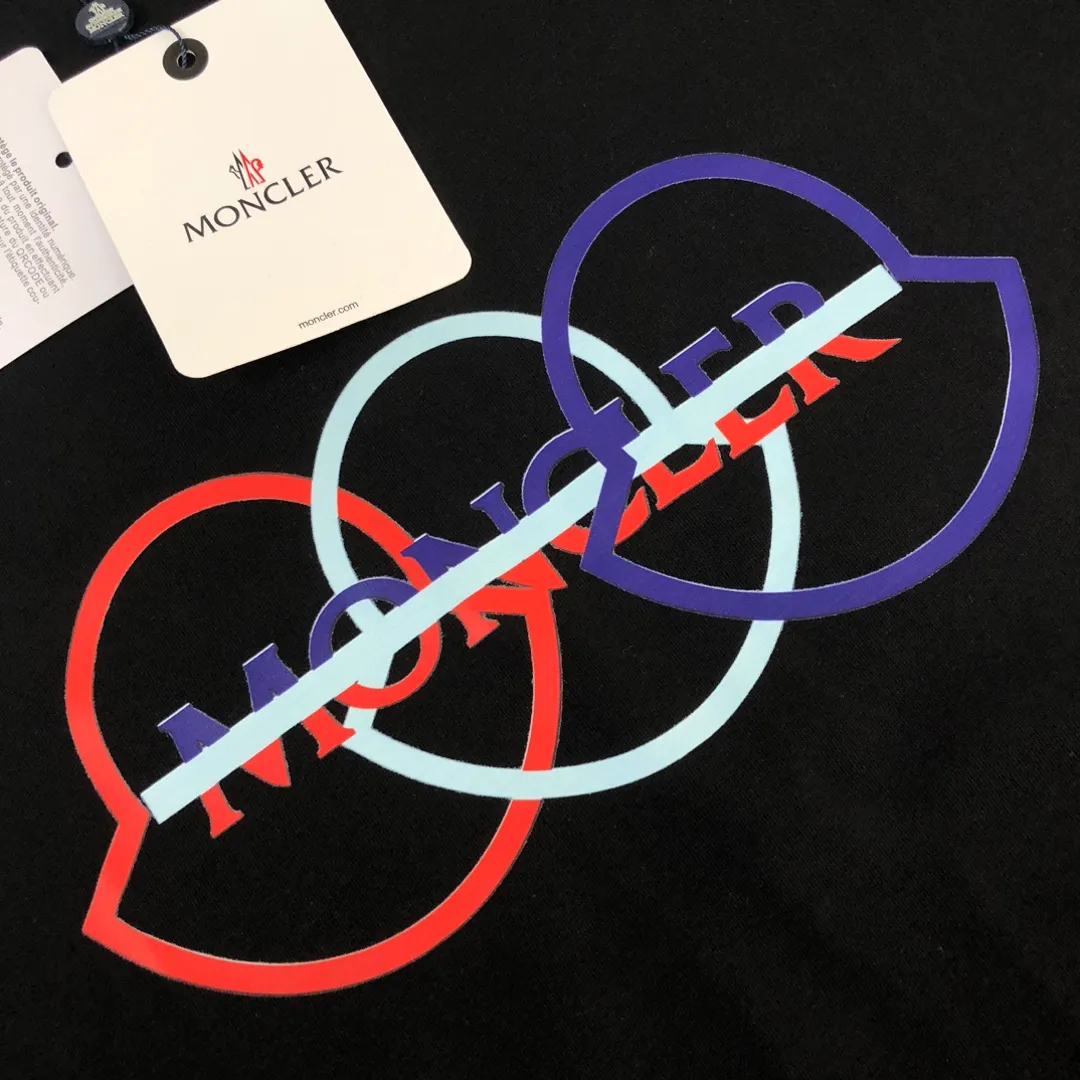 MON*CLER New Arrival T ～ logo ～ Breathable， ， ， ！ ， ， ！！！ ：Black White Sizes：M-XXXL